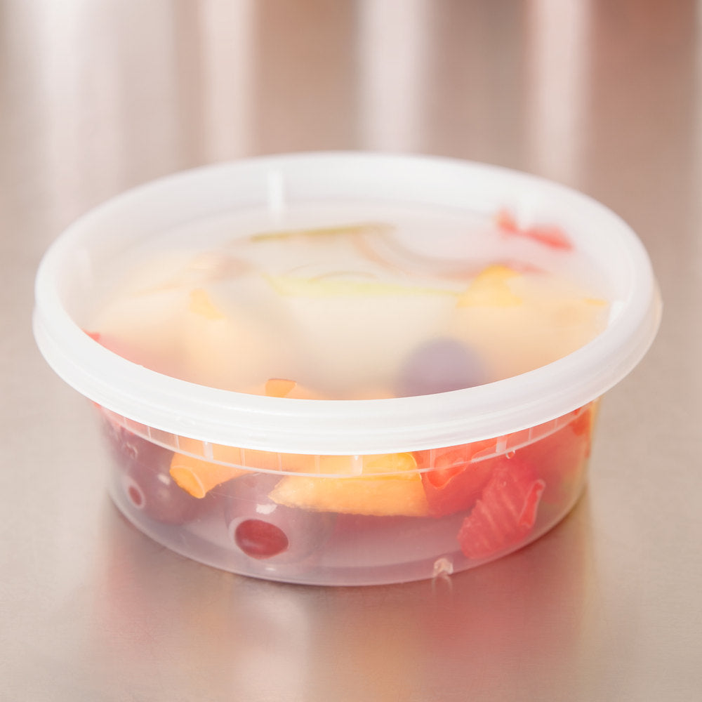 8 Oz Plastic Deli and Soup Container with Lid-TG-PC-8 – Gator Chef  Restaurant Equipment & Supplies