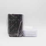 STI-825 Plastic PP Bento Box with Lid Black