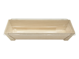 WBRT-430 - 8.38" x3" Rectangular Wooden Sushi Container Togo Food Serving Trays 100sets