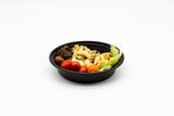 32oz Round Plastic Microwaveable Food Container 150 sets/cs