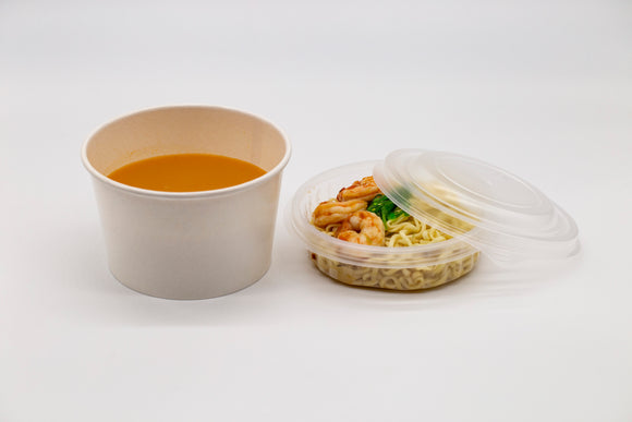1000ml Ramen Bowl with Mid Tray and Lids 100sets