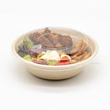 32oz  Fiber Pulp Take Out Donburi Bowl With Lid 150/Pack