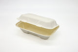 9"x 6"x 3" Clamshell Fiber Pulp Lunch Bento Box Container 100sets