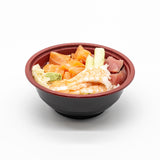 DB-313RB  24oz/700ml Take Out Donburi bowl With Clear Lid Plastic 150sets