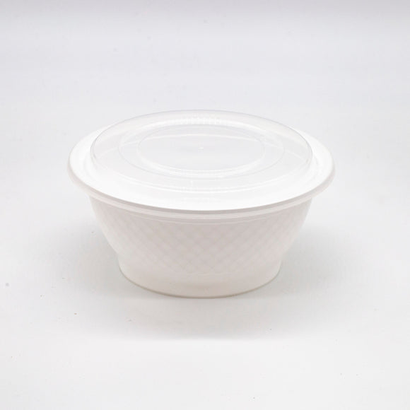 38oz White or Black Togo PP Soup Cups Deli ramen Bowls with lid 150 sets/cs