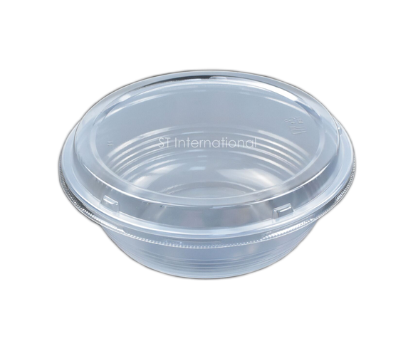 DB-312 combo 16oz Take Out PET CLEAR Salad bowl With Lid Plastic Microwaveable 300sets