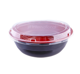 DB-313RB  24oz/700ml Take Out Donburi bowl With Clear Lid Plastic 150sets
