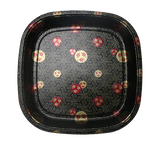 20/pack Heavy Duty Sakura Square Sushi Party Trays  with Lid 10"