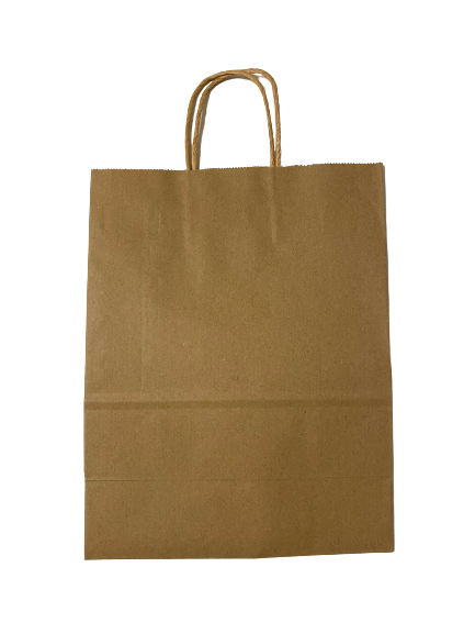 Kraft Paper Bags with Handles Bulk Brown Bags Shopping Bags 100/pcs
