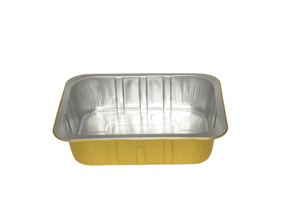 RT221/1400 Aluminum Foil Bakery Tray with Lid 125sets