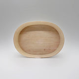 WBR-06 - 6.8" Round Wooden Sushi Container Togo Food Box with Lid