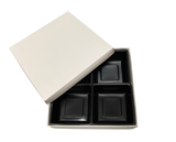 225/pack Paper box with 6 PCs and 4 PCs inner tray moon cake box with lids