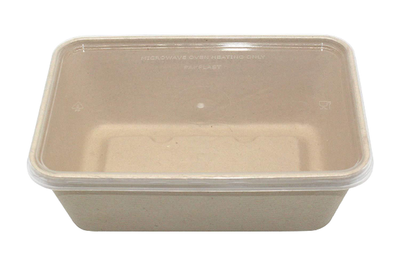ST-750 Wheat straw Take Out Food Containers Lunch Bento Box Biodegradable 100sets