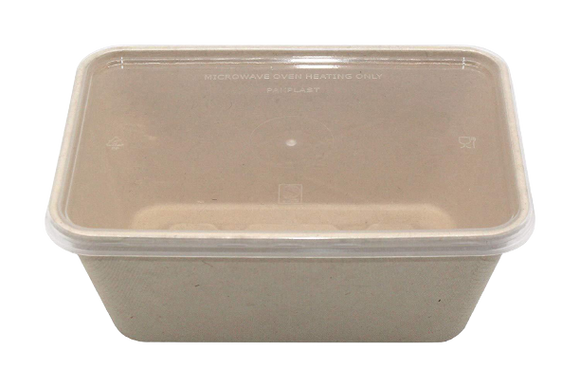 ST-950 Wheat straw Take Out Food Containers Lunch Bento Box Biodegradable 100sets