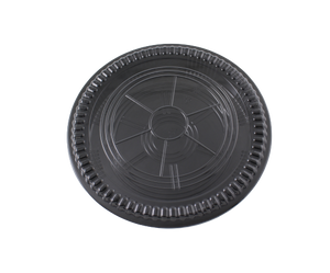 Disposable Serving Round Trays Party Platter with Clear Lids 11.5"