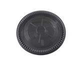 Heavy Duty Disposable Serving Round Trays Party Platter with Clear Lids 11.5"