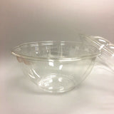 32oz Plastic Clear Rose Salad Bowls Poke Bowl To-Go Cold Food Container 150/pack