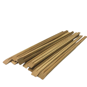 100 Pairs Reusable Bamboo Chopsticks Brown Japanese Chopstick Set Bulk 9.3 inch