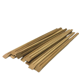 100 Pairs Bulk Reusable Bamboo Chopsticks Brown Japanese