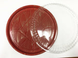 12" Togo Sushi Container Plastic Party Serving Tray with Lid 100sets