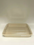 Fiber Pulp Togo Sushi Container Disposable Food Tray with Lid 100sets