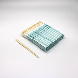 100 Pairs 8" Open Top Bamboo / Wooden Chopsticks