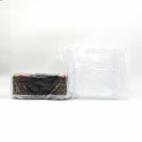 200 sets Red&Gold Pattern Base Sushi Tray with Clear Lid