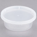 8oz Deli Food Storage Containers with Lid Togo Soup Cup Microwave Safe 240/pack