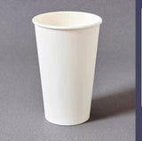 Hot Coffee Cup White Paper Cup 8/10/12/16/20oz
