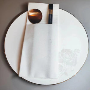 9.6 in x 4.25 Plain Soft Linen-Like Dinner Napkins 300 counts