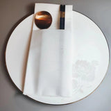 9.6 in x 4.25 Plain Soft Linen-Like Dinner Napkins 300 counts