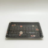 ST-6-020 Heavy Duty Sakura Sushi Containers Sushi Tray with Lid 100sets