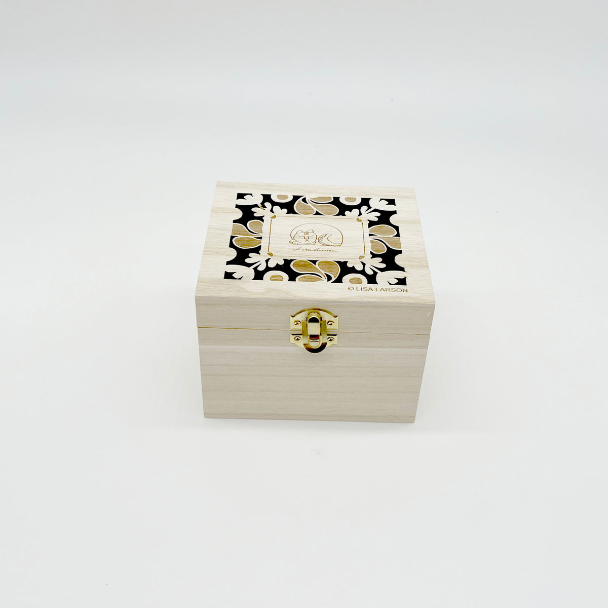 Wooden box 4.85"*5.25"*4"