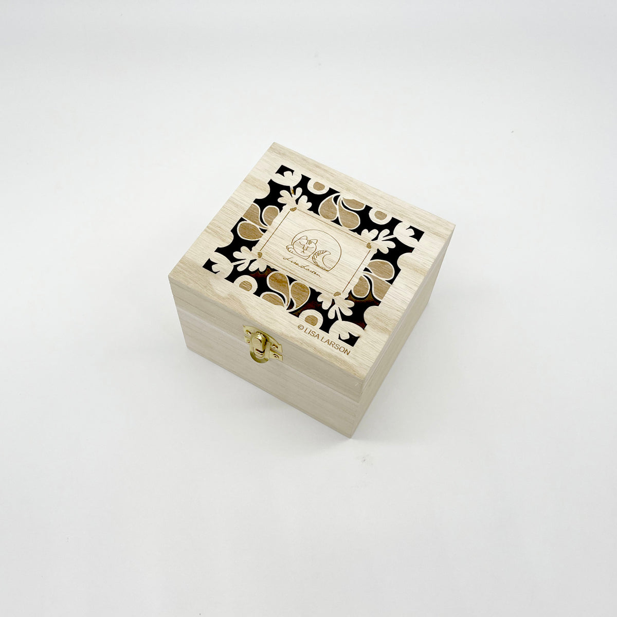 Wooden box 4.85"*5.25"*4"