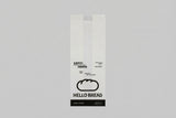 Hello Bread Series | Minimalist Bakery Bags with Clear Display Window