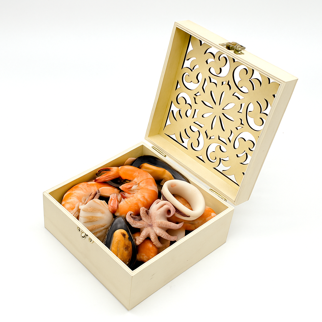 Wooden box 5.9"*3.15"*5.9"