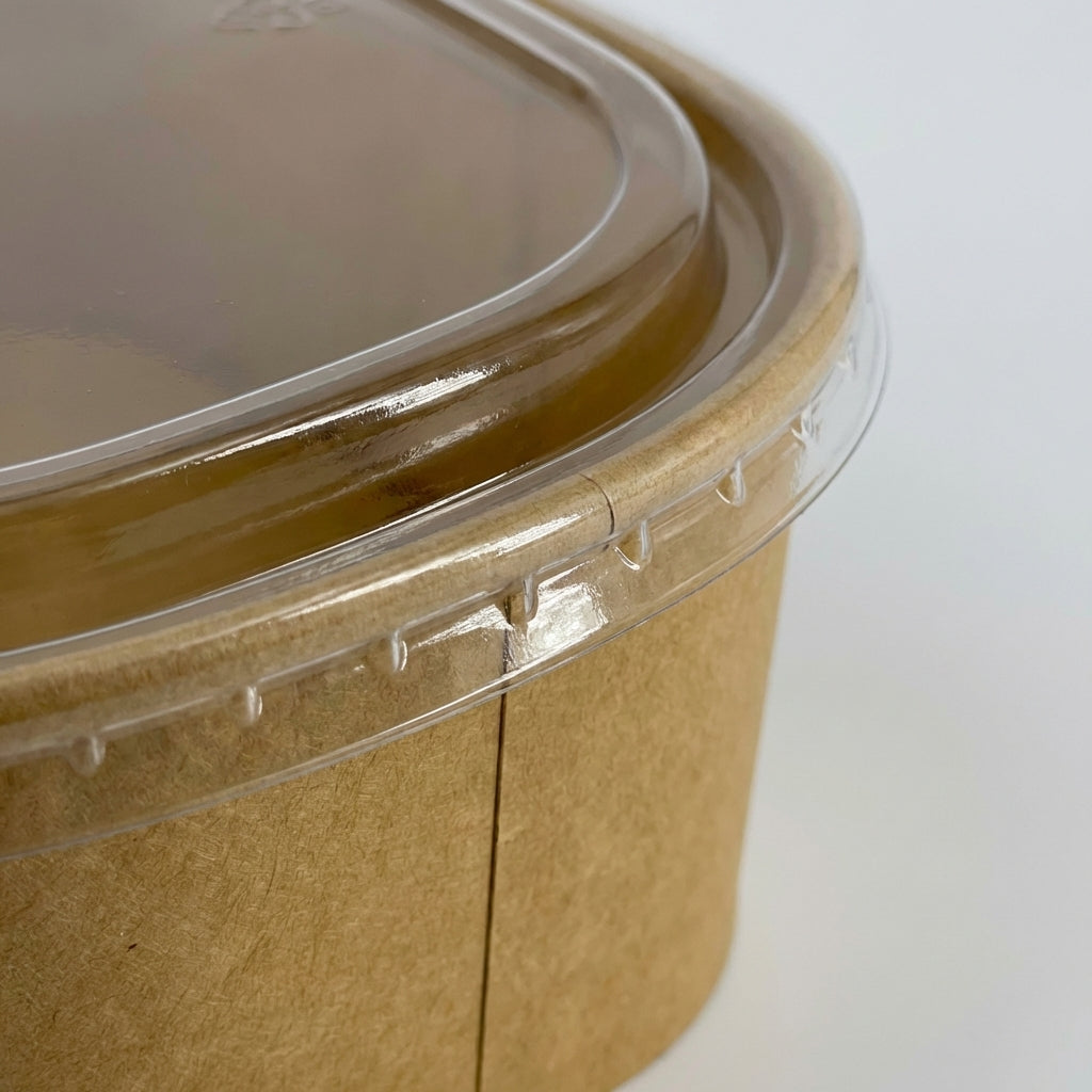100pcs Square Kraft Paper Salad Bowl(16-48oz)Meal Prep Bowl.Lid Sold Separately