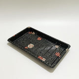 ST-6-020 Heavy Duty Sakura Sushi Containers Sushi Tray with Lid 100sets