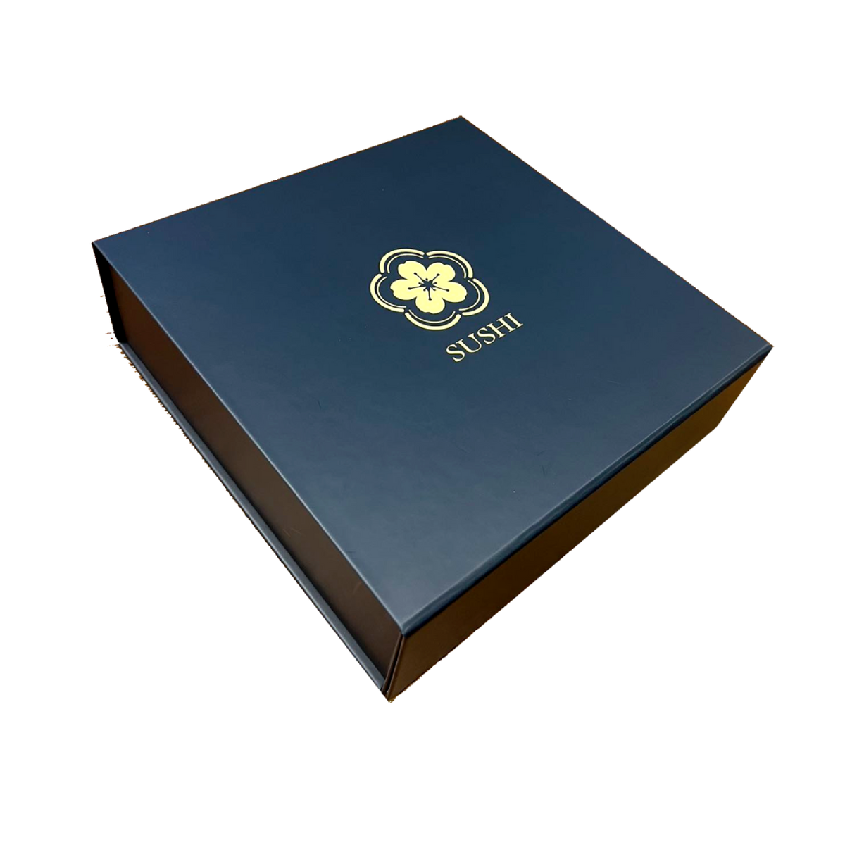 7.8*7.8 Luxury Sushi Box Paper with Anti-Scratch Lamination / 50 pieces
