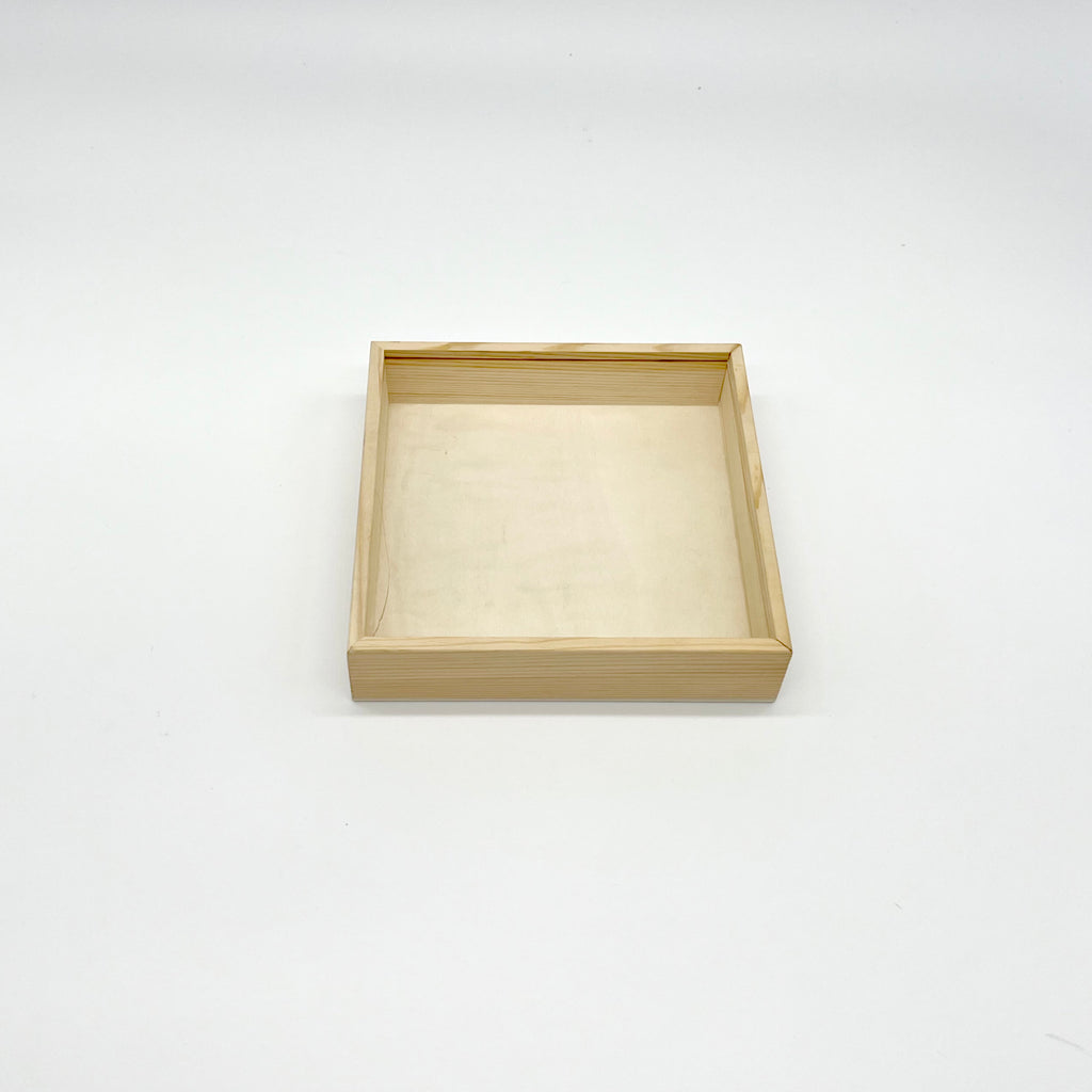 Wooden box 7.1"*7.1"*1"