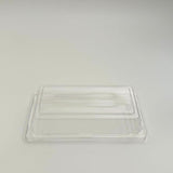 ST-1-006 Heavy Duty Sakura/Black Sushi PS Containers with Lids 100sets