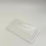 ST-1-006 Heavy Duty Sakura/Black Sushi PS Containers with Lids 100sets