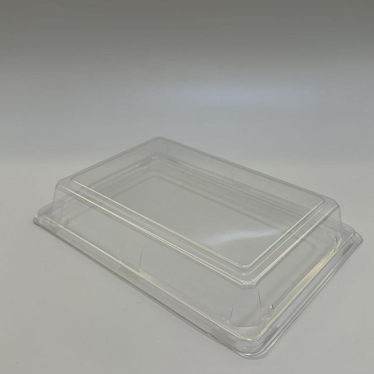 ST-4-010 Heavy Duty Sakura/Black Sushi Tray with Clear Lid 100sets
