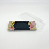200 sets Red&Gold Pattern Base Sushi Tray with Clear Lid