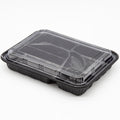 STI-306 5 Compartments PP Bento/Lunch Box Meal Prep Containers with Lids 100sets