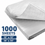 1000 Sheets Honeycomb Aluminum Foil Papers for Food Packing & Takeout