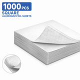 1000 Sheets Honeycomb Aluminum Foil Papers for Food Packing & Takeout