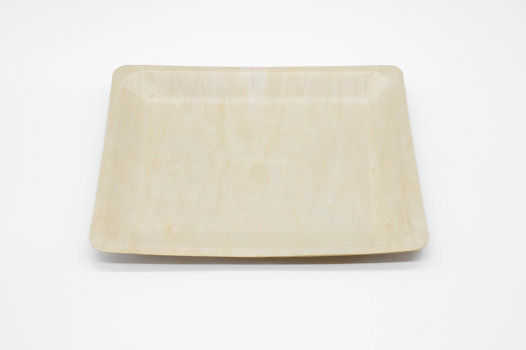 WPRT Rectangle Shallow Wooden Plate