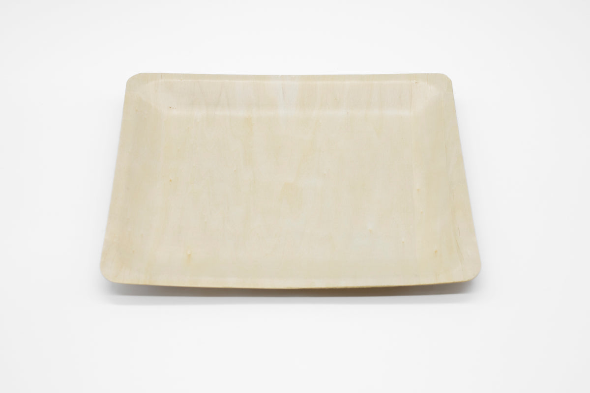 WPRT Rectangle Shallow Wooden Plate