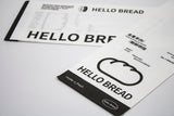 Hello Bread Series | Minimalist Bakery Bags with Clear Display Window